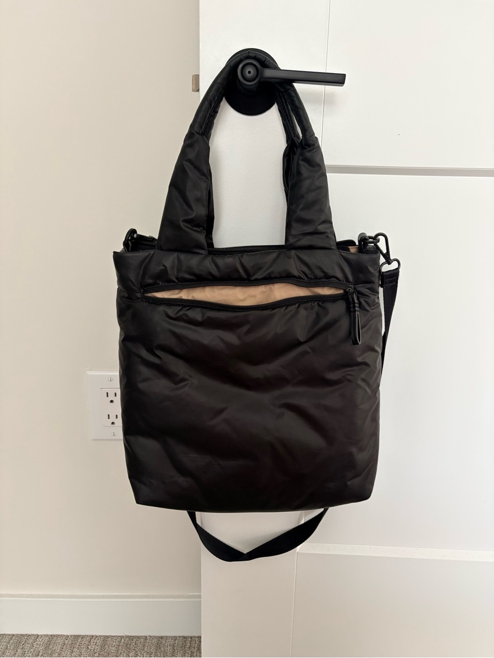 Caraa black nylon tote - Picture 2 of 6